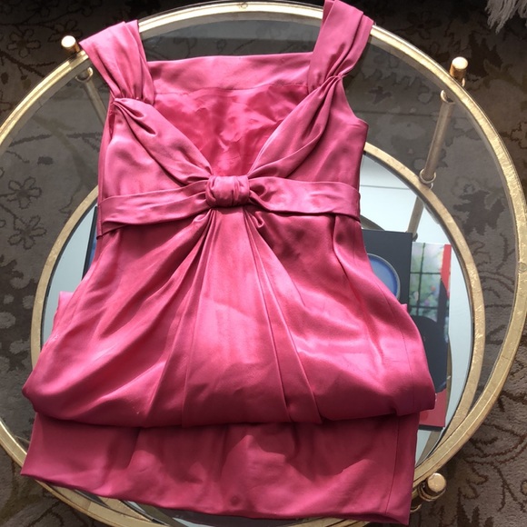 Saks Fifth Avenue Pink Empire Waist Dress Small - Picture 8 of 12